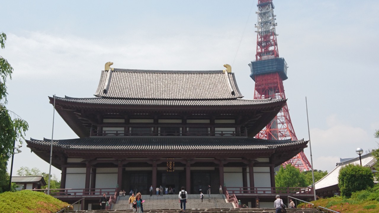 Entrance of Zojoji Temple